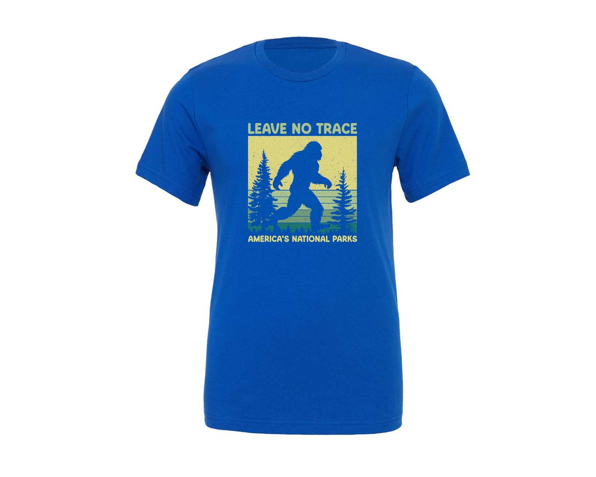 brand:Generic|color:True Royal Blue|Bigfoot 3 Graphic T-Shirt