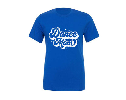 brand:Generic|color:True Royal Blue|Dance Mom Retro Dancer Mama Graphic T-Shirt