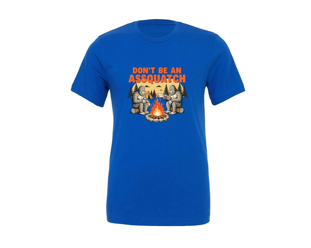 brand:Generic|color:True Royal Blue|Funny Camping Hiking 2 Graphic T-Shirt
