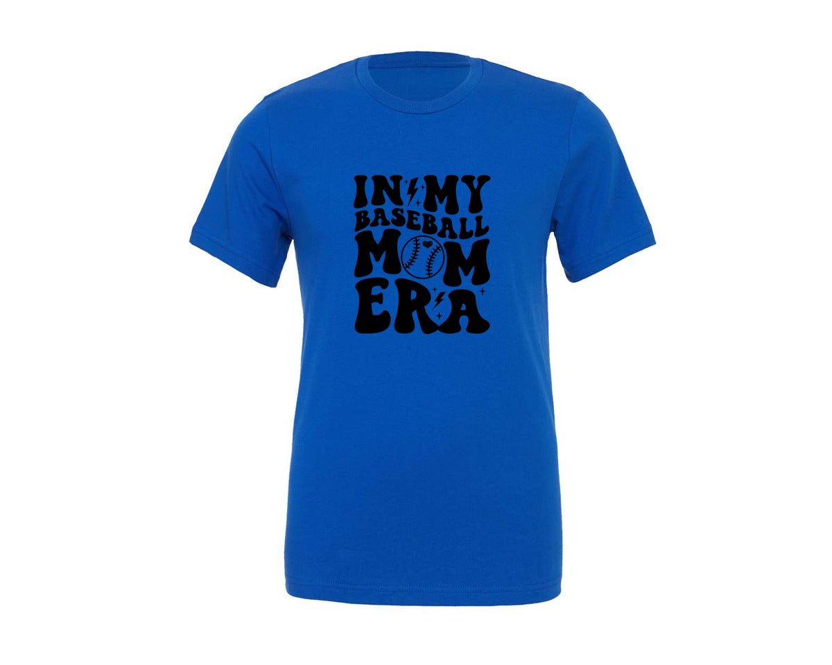 brand:Generic|color:True Royal Blue|Retro Sports Mom In My Mom Era Graphic T-Shirt