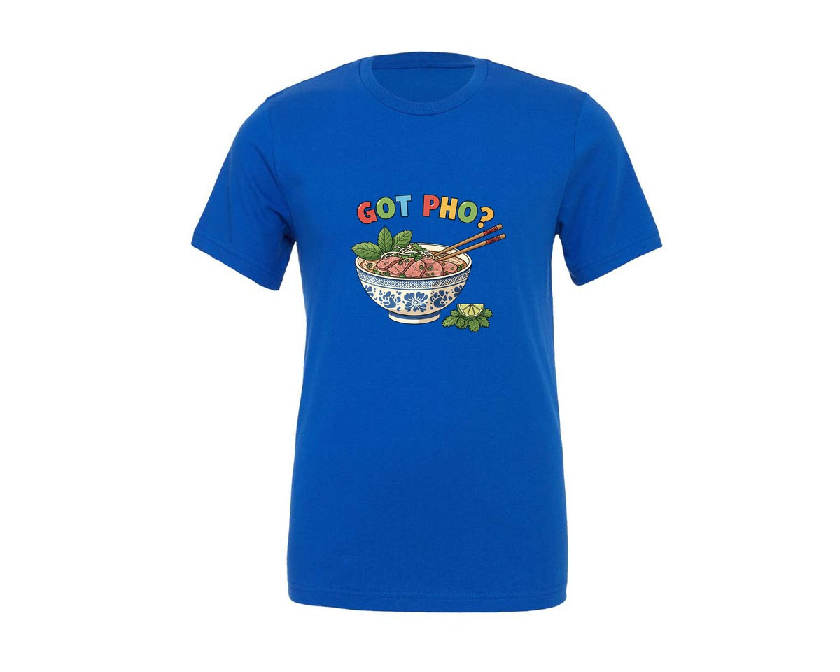 brand:Generic|color:True Royal Blue|Got Pho Vietnam Food 2 Graphic T-Shirt