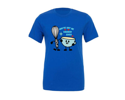 brand:Generic|color:True Royal Blue|Youve Got Me Whisked Away Cute Love Graphic T-Shirt