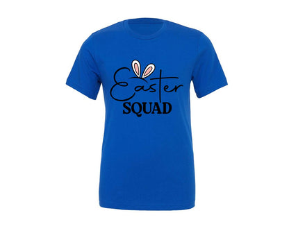 brand:Generic|color:True Royal Blue|Easter Squad Easter Easter Graphic T-Shirt