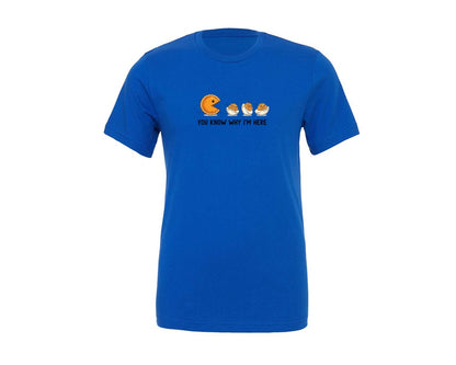 brand:Generic|color:True Royal Blue|You Know Why Im Here Deviled Eggs 2 Graphic T-Shirt