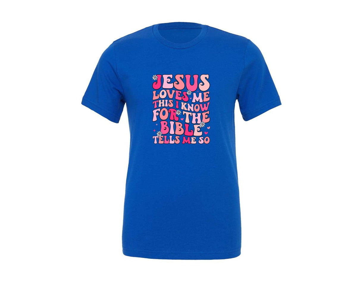 brand:Generic|color:True Royal Blue|Christian Kids Graphic T-Shirt