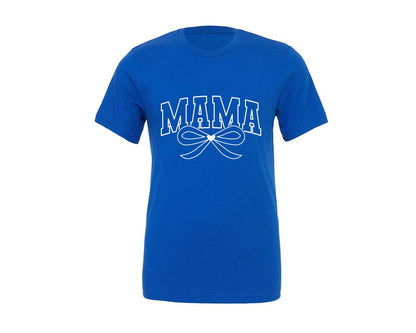 brand:Generic|color:True Royal Blue|Mama Lightning Bolt Mama 7 Graphic T-Shirt