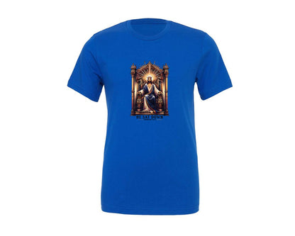 brand:Generic|color:True Royal Blue|Jesus Designs 3 Graphic T-Shirt