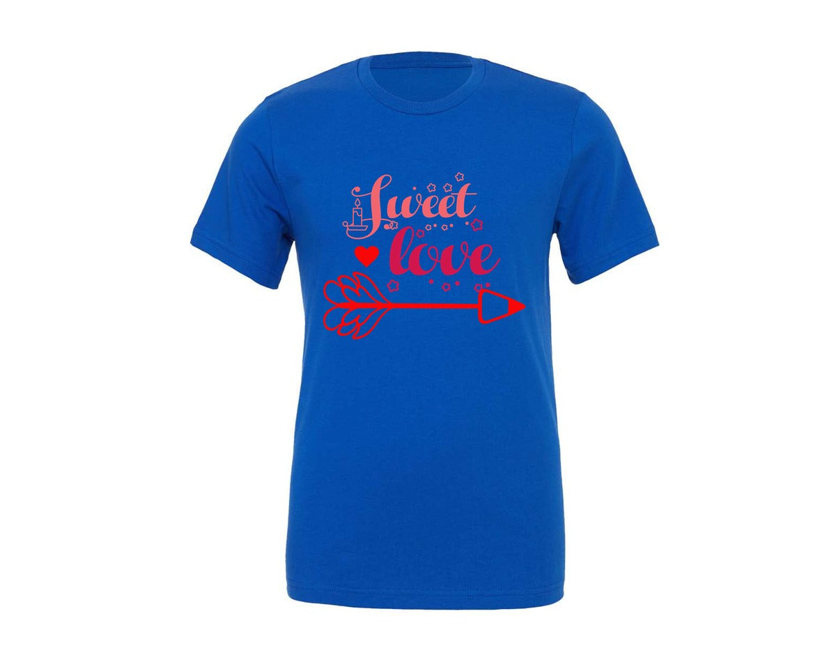 brand:Generic|color:True Royal Blue|Valentines Day T Shirt 424 Graphic T-Shirt