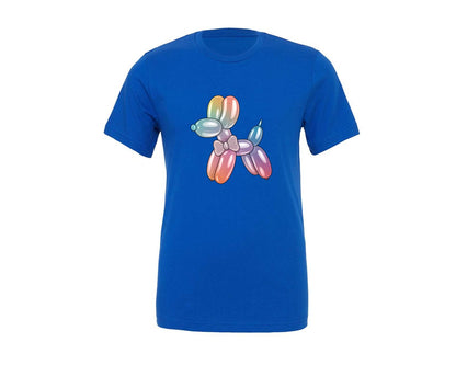 brand:Generic|color:True Royal Blue|Glam Balloon Dog 4 Graphic T-Shirt