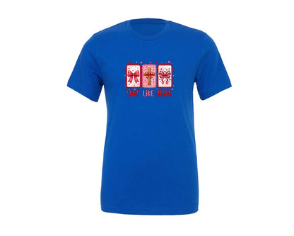 brand:Generic|color:True Royal Blue|Love Like Jesus Cute Christian Graphic T-Shirt