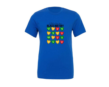 brand:Generic|color:True Royal Blue|What We Learned From Black History 2 Graphic T-Shirt