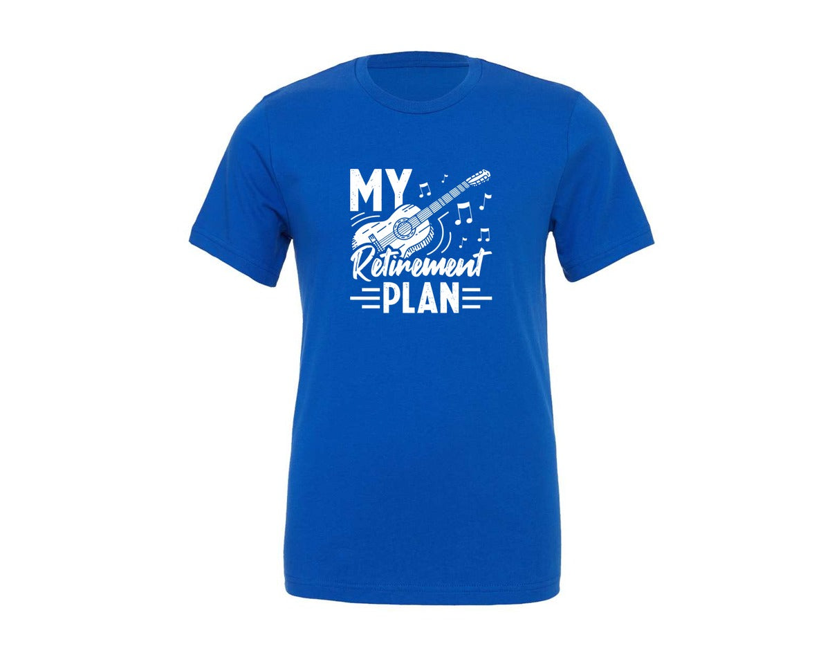 brand:Generic|color:True Royal Blue|My Retirement Plan T Shirt 4 Graphic T-Shirt