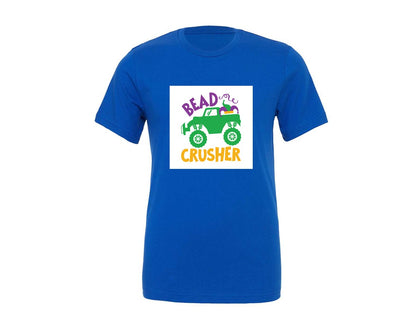 brand:Generic|color:True Royal Blue|Bead Crusher Mardi Gras Ma Graphic T-Shirt