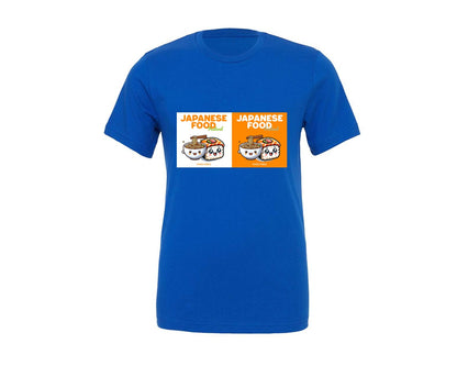 brand:Generic|color:True Royal Blue|Japanese Food Kawaii Sushi Ramen Graphic T-Shirt