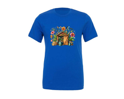 brand:Generic|color:True Royal Blue|Gardening Design Quote 23 Graphic T-Shirt