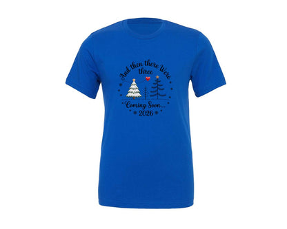 brand:Generic|color:True Royal Blue|New Year Pregnancy Announcement Graphic T-Shirt