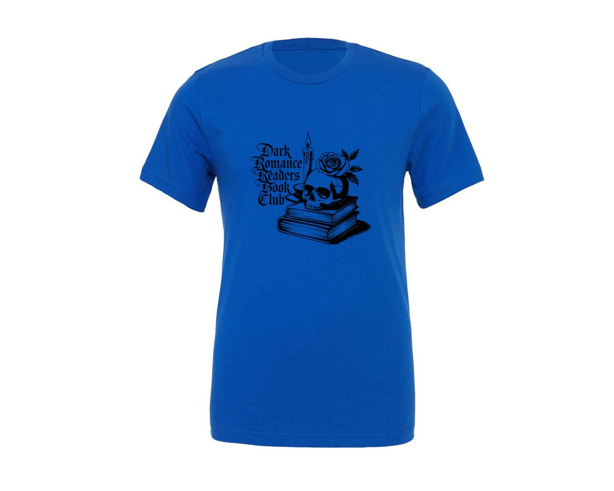 brand:Generic|color:True Royal Blue|Dark Romance Readers Book Club T Shi Graphic T-Shirt