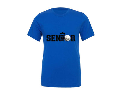 brand:Generic|color:True Royal Blue|Senior Golf 2026 2026 Graduation Graphic T-Shirt