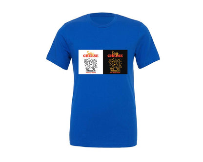 brand:Generic|color:True Royal Blue|Say Cheese No Bad Days Graphic T-Shirt