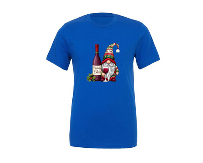brand:Generic|color:True Royal Blue|Holiday Cheer Christmas Gnome Graphic T-Shirt
