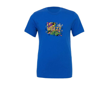 brand:Generic|color:True Royal Blue|La Weezy Ana Louisiana Design Graphic T-Shirt