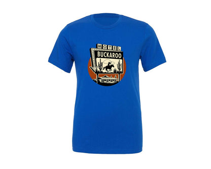 brand:Generic|color:True Royal Blue|Buckaroo Rodeo Motel Graphic T-Shirt