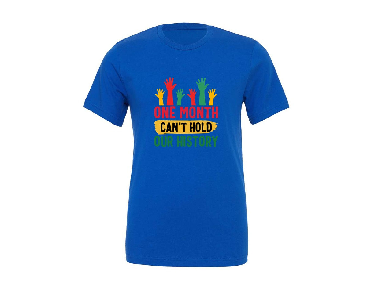 brand:Generic|color:True Royal Blue|Black History Black History Month 9 Graphic T-Shirt