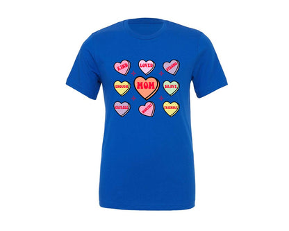 brand:Generic|color:True Royal Blue|Mom Mothers Day Mom Life Graphic T-Shirt