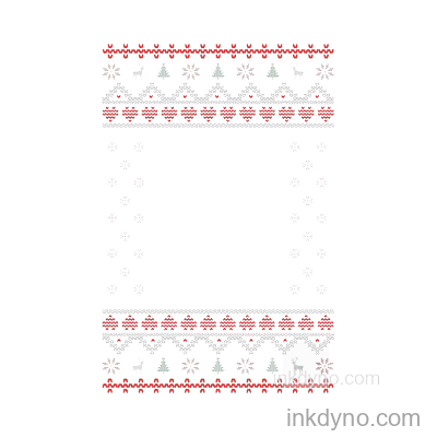 Festive Holiday Sweater Pattern Dtf Transfer Design — DTF Transfer