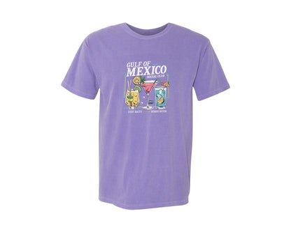 brand:Comfort Colors|color:Violet|Gulf Of Mexico 2 Graphic T-Shirt