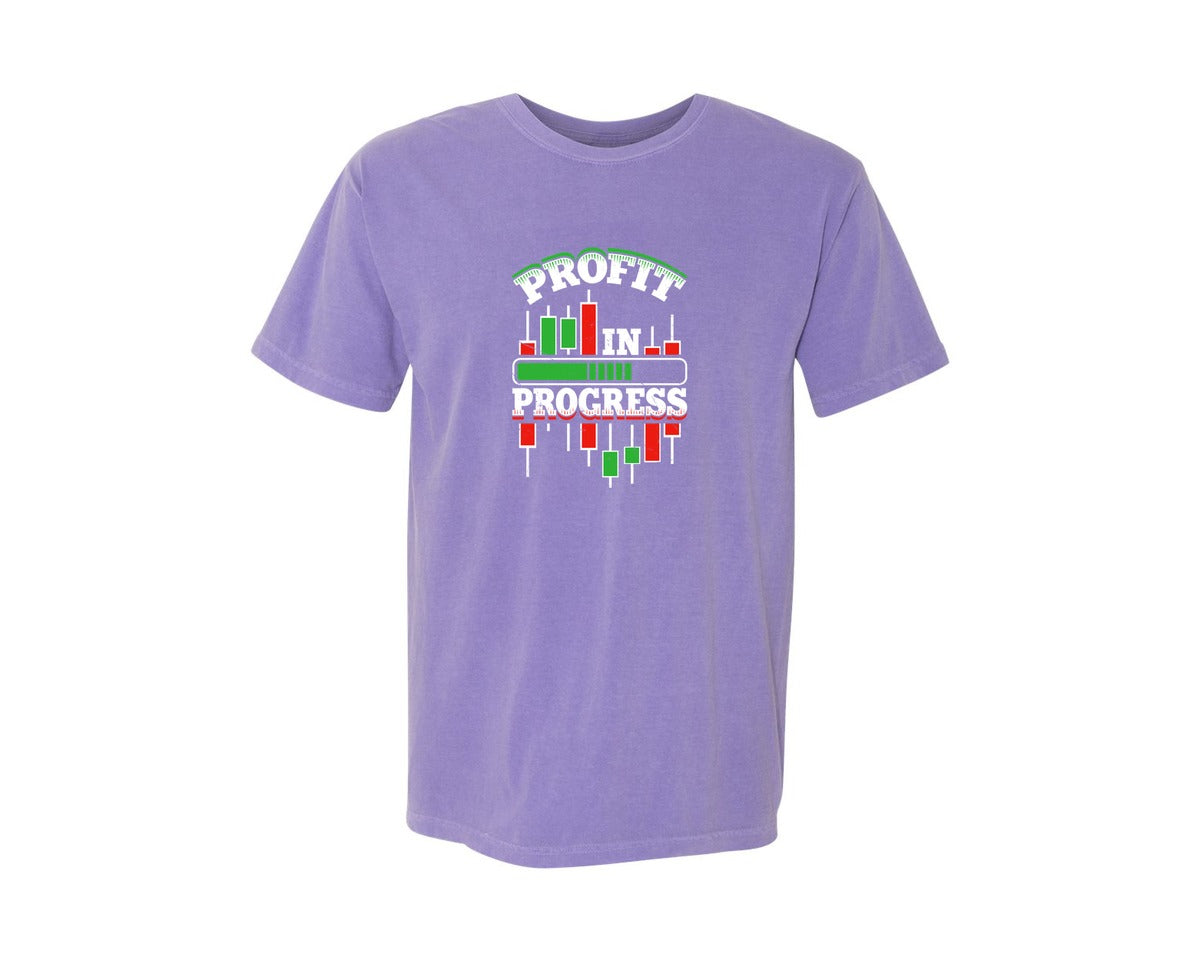 brand:Comfort Colors|color:Violet|Trading Investor Trader T Shirt Design 49 Graphic T-Shirt