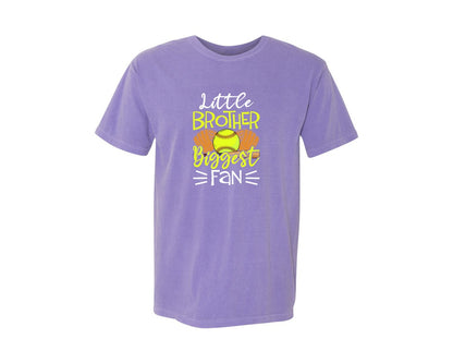 brand:Comfort Colors|color:Violet|Little Brother Biggest T Shirt Graphic T-Shirt