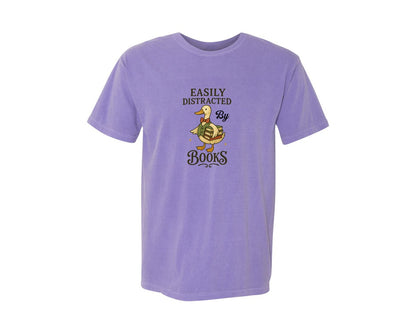 brand:Comfort Colors|color:Violet|Book Lover Bookworm 8 Graphic T-Shirt