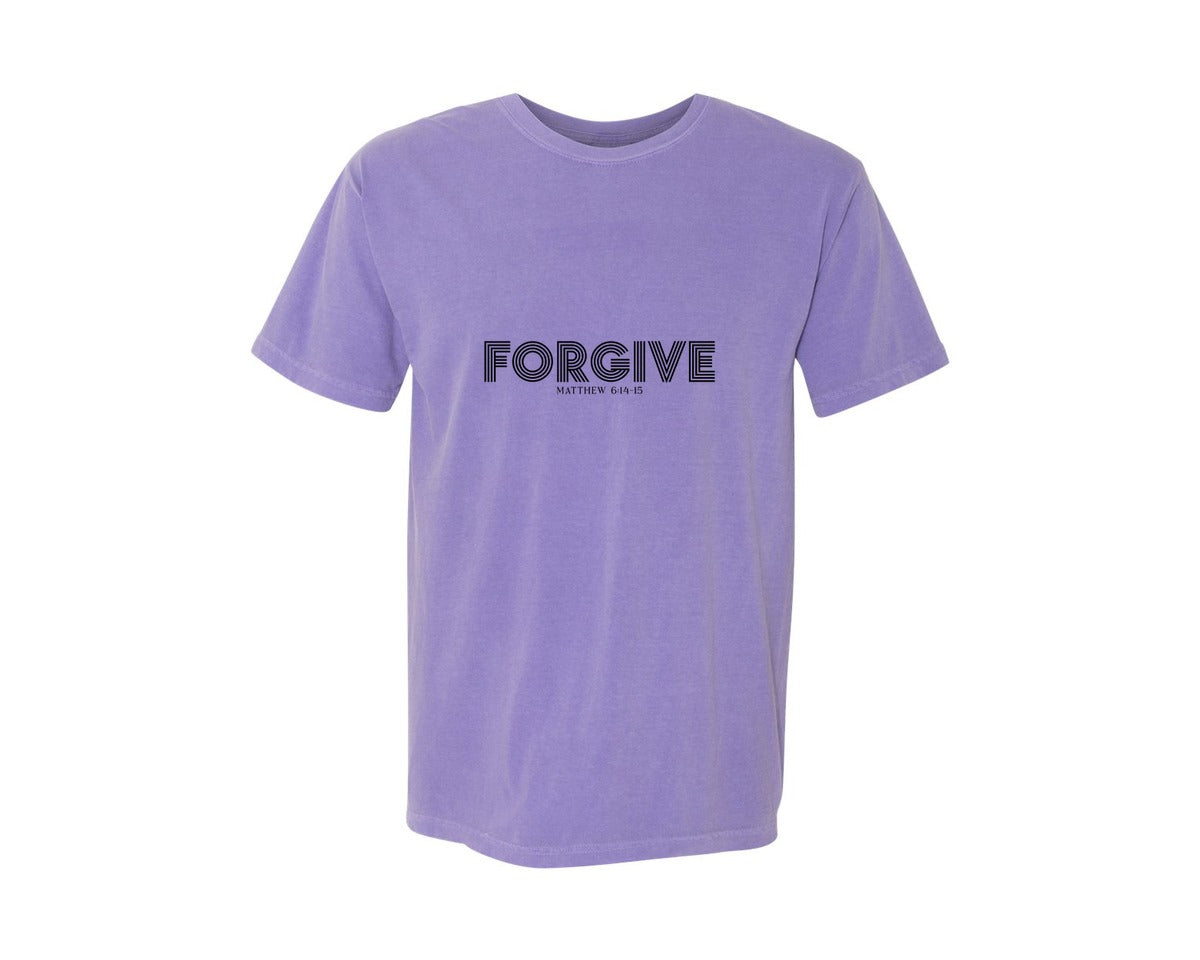 brand:Comfort Colors|color:Violet|Christian Jesus Faith 2 Graphic T-Shirt