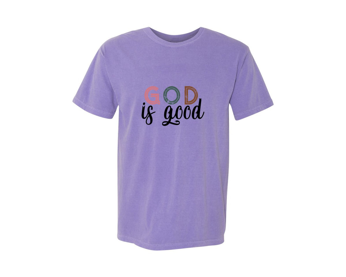 brand:Comfort Colors|color:Violet|Boho Christian Religious Graphic T-Shirt