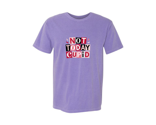 Not Today Cupid Anti Valentine Graphic T-Shirt