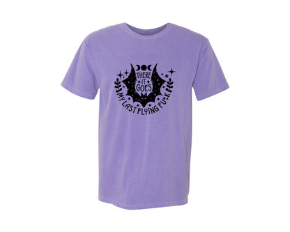 brand:Comfort Colors|color:Violet|There It Goes My Last Flying Fck 2 Graphic T-Shirt