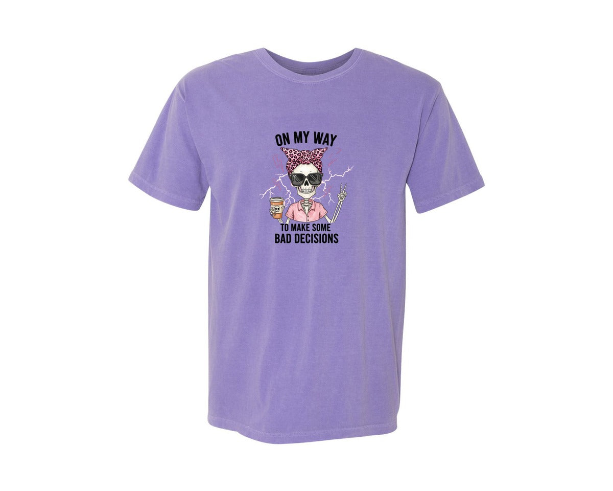 brand:Comfort Colors|color:Violet|Funny Sarcastic Quotes 38 Graphic T-Shirt