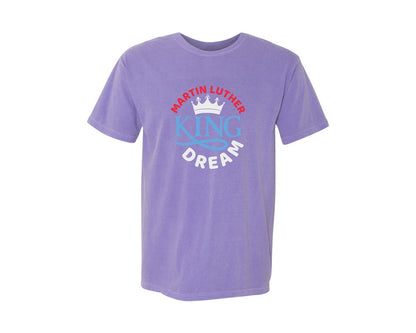 brand:Comfort Colors|color:Violet|Martin Luther King Dream Quote 2 Graphic T-Shirt