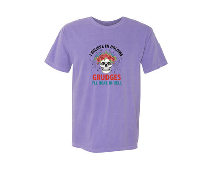 brand:Comfort Colors|color:Violet|Funny Sarcastic Quotes 33 Graphic T-Shirt