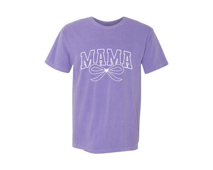 brand:Comfort Colors|color:Violet|Mama Lightning Bolt Mama 7 Graphic T-Shirt