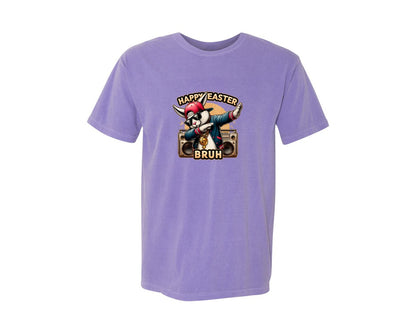 brand:Comfort Colors|color:Violet|Hip Hop Easter Bunny 16 Graphic T-Shirt