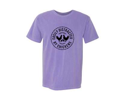 brand:Comfort Colors|color:Violet|Dont Ruffle My Feathers T Shirt Design 2 Graphic T-Shirt