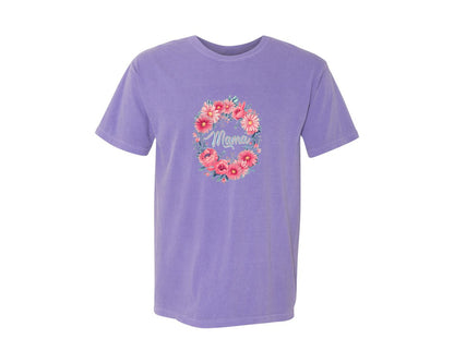 brand:Comfort Colors|color:Violet|Mothers Day Mama Graphic T-Shirt