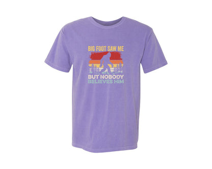 brand:Comfort Colors|color:Violet|Bigfoot Graphic T Shirt Graphic T-Shirt