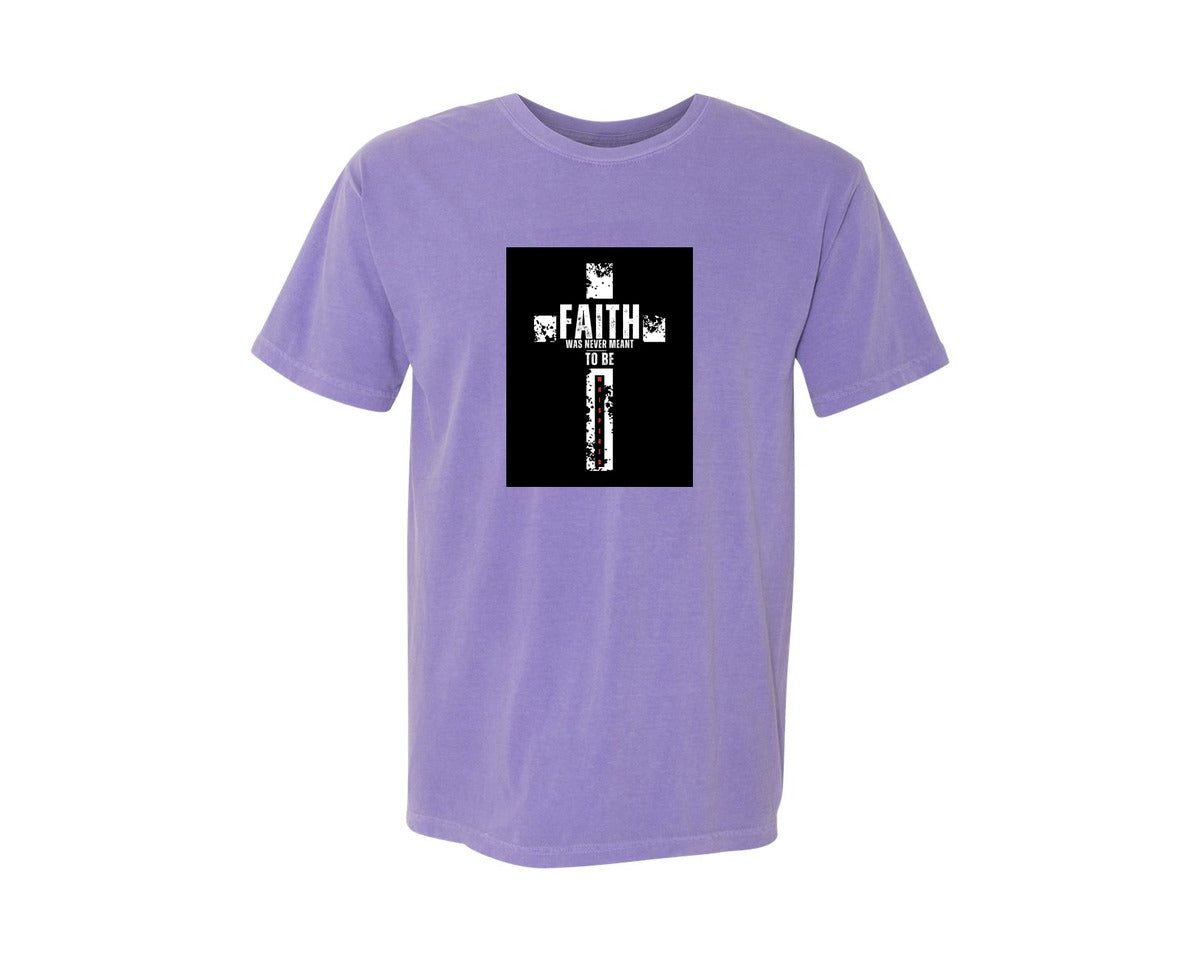brand:Comfort Colors|color:Violet|Bold Christian Quote Speak Up Tshirt Graphic T-Shirt