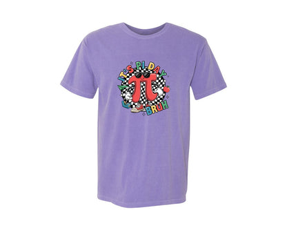 brand:Comfort Colors|color:Violet|Its Pi Day Graphic T-Shirt