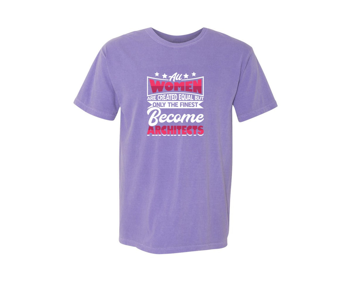 brand:Comfort Colors|color:Violet|Architect Architecture T Shirt Design 161 Graphic T-Shirt