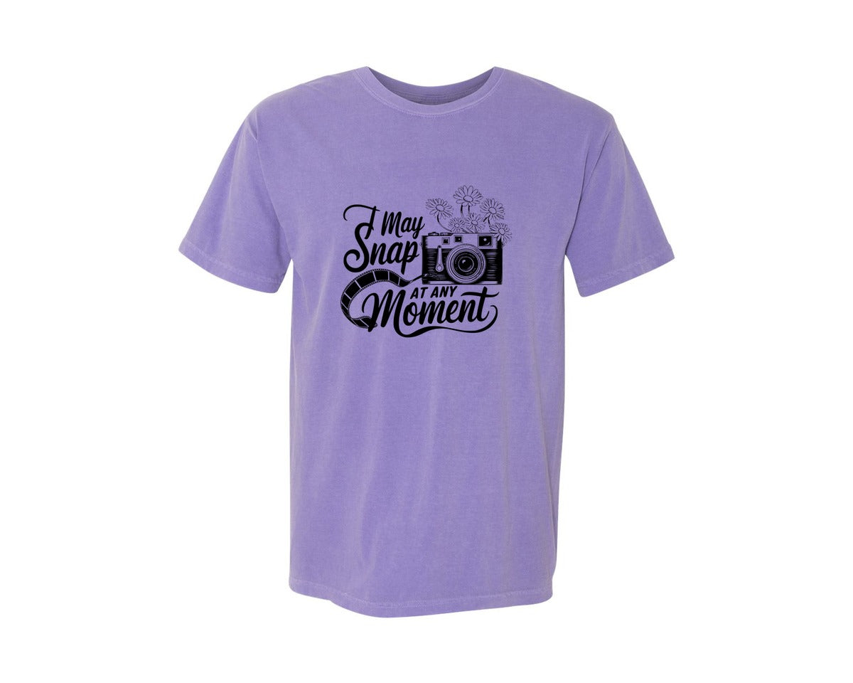 brand:Comfort Colors|color:Violet|I May Snap At Any Moment T Shirt Des Graphic T-Shirt