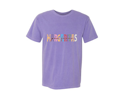 brand:Comfort Colors|color:Violet|Margaritas Por Favor 2 Graphic T-Shirt
